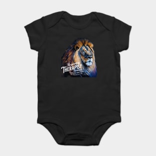 Respiratory Therapist, Combining Courage and Care One Breathe at a Time Baby Bodysuit